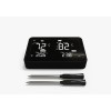 4mm Smart BBQ Meat Thermometer/Smart Kitchen Cooking Tool Via Mobile Phone App | Wireless Meat Thermometer with Dual Meat Probes and LCD Screen Booster