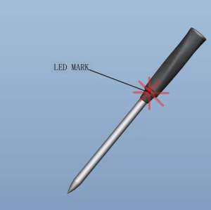 4mm Mini Smart Cooking Probe Thermometer | Bluetooth BBQ Thermometer with LED indicator | The Best Wireless Smart Meat Thermometer