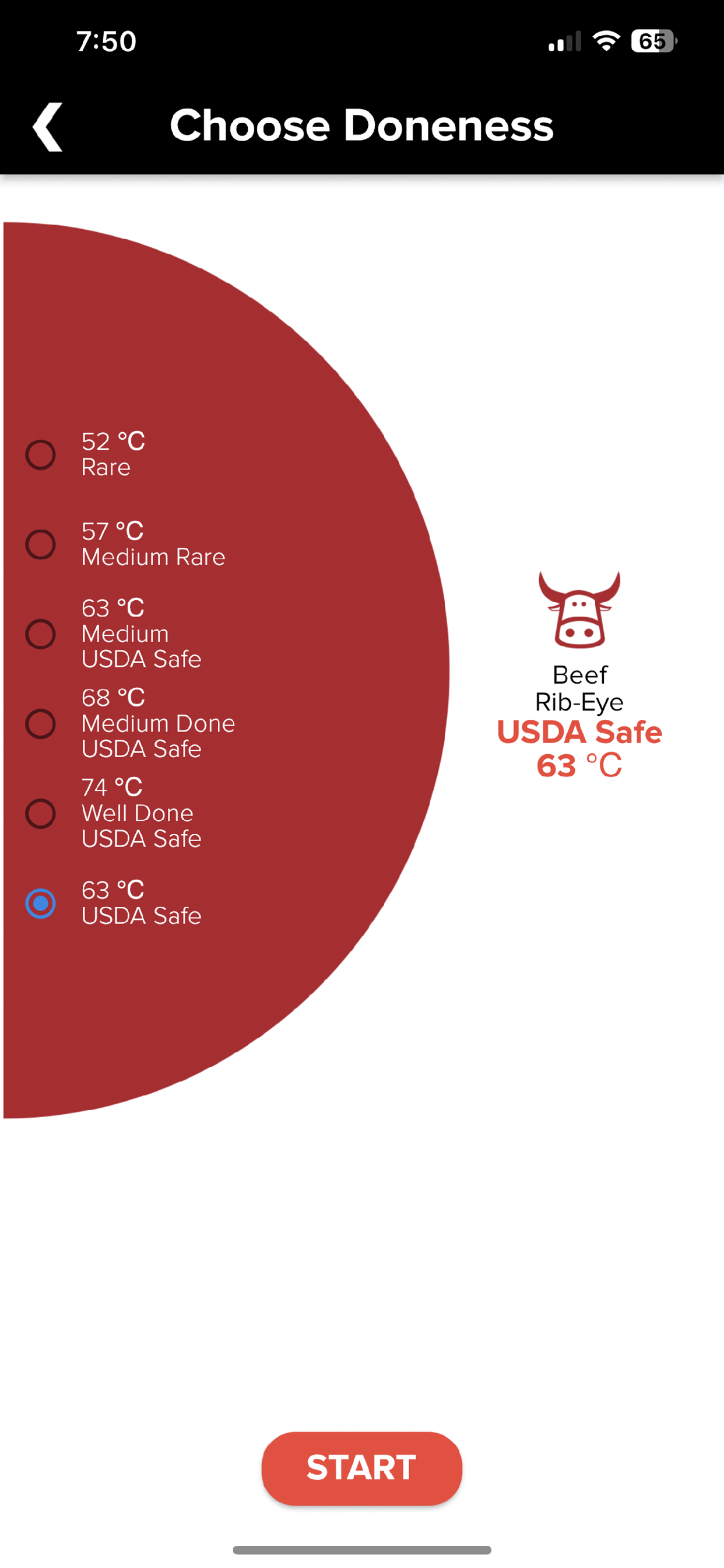 set target temperature; Check your cooking status and get notified anywhere your smart device has an internet connection