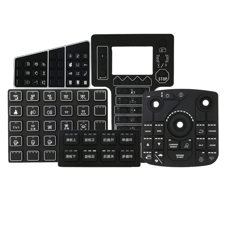 High-Temperature Silicone Keypad Industrial Control