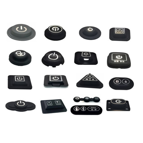 Manufacturer FromRubber Backlit Silicone Keypad Button For Heated Clothing