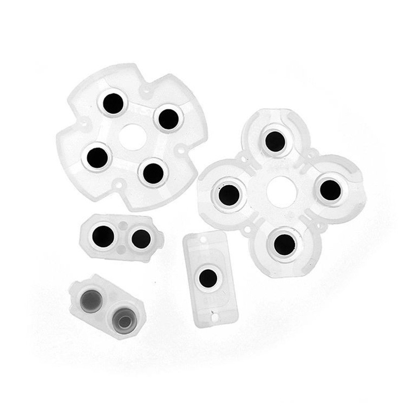 Silicone conductive button pad for handheld game console - FromRubber