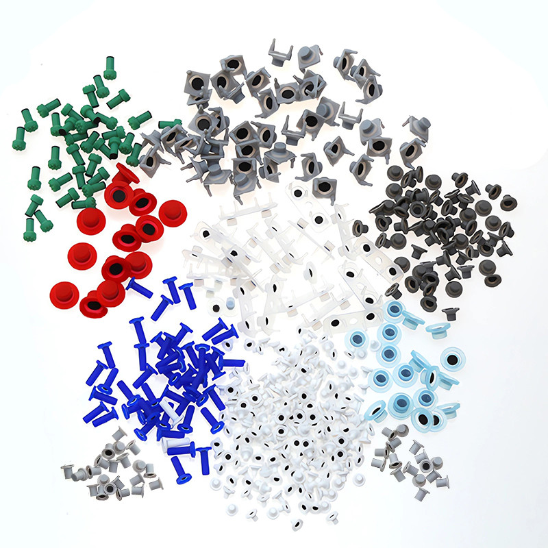 Conductive silicone small button keypad on PCB assembly - FromRubber