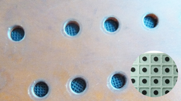 Bohao conductive carbon pills uesd on silcone keypad
