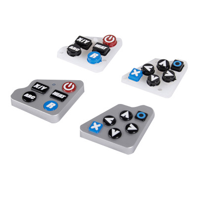 FromRubber Quick Proofing Silicone Keypad Pad With Plastic Button Cap For Cars