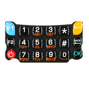 FromRubber Design Waterproof Plastic Rubber Keypad For Scanning Machine