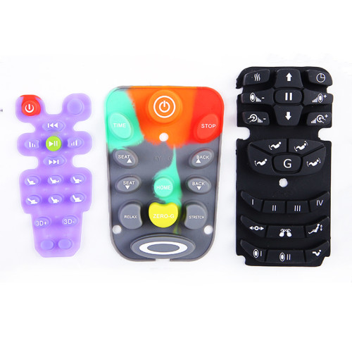 FromRubber Conductive Silicone Keypad Solution for Electric Massage Chair