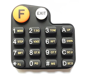 printing silicone/rubber keypad