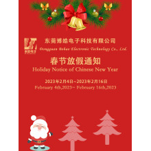Merry Christmas and Spring Festival holiday notice