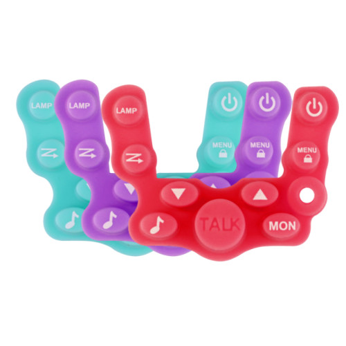 Manufacturer Design BPA Free Rubber Keypad Button for Kids' Walkie-talkie