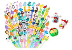 FromRubber straw/pencil/pen cover for children