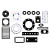 FromRubber Custom 3M Back Adhesive Silicone Gaskets Quick Proofing