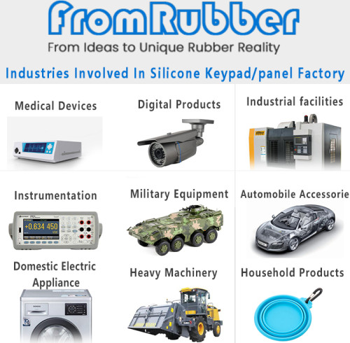 Industries Served by FromRubber Silicone Keypad/panel Manufacturer