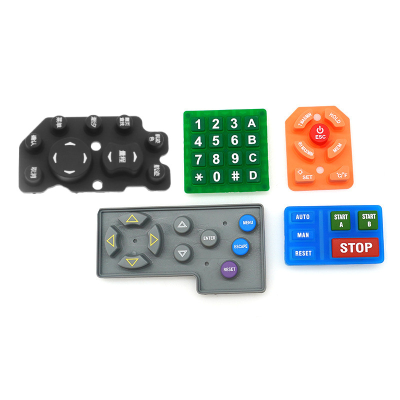 High-Temp Silicone Keypad for Industrial Controls