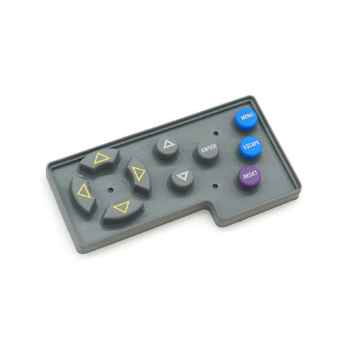 High Elastic Silicone Rubber Button Keypad Pad Black Silicone Keypad