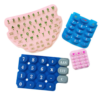 High Elastic Silicone Rubber Button Keypad Pad Black Silicone Keypad