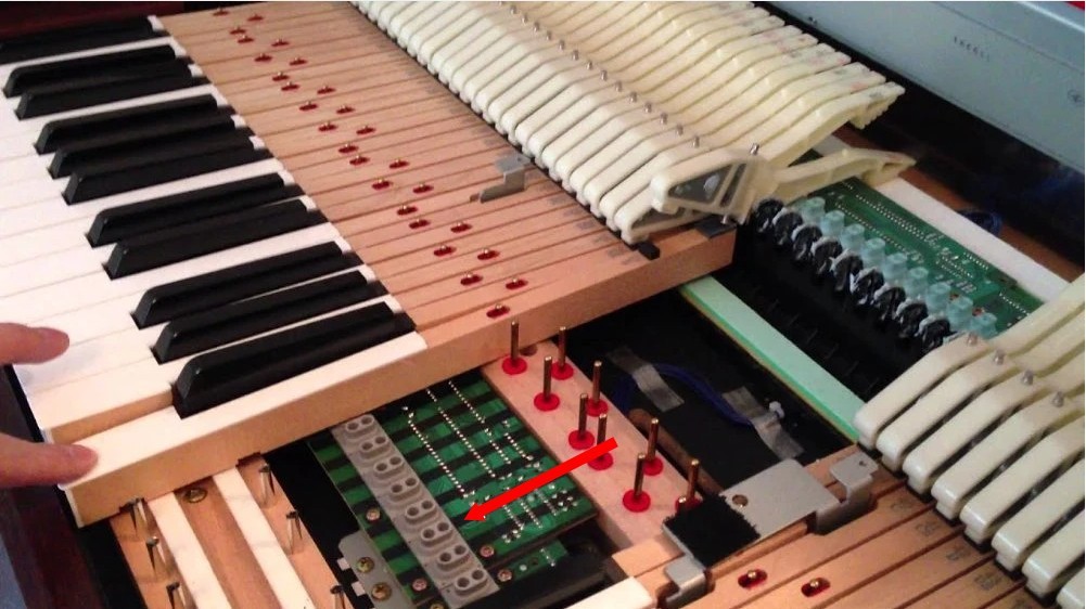 Piano Keypad Installation Diagram