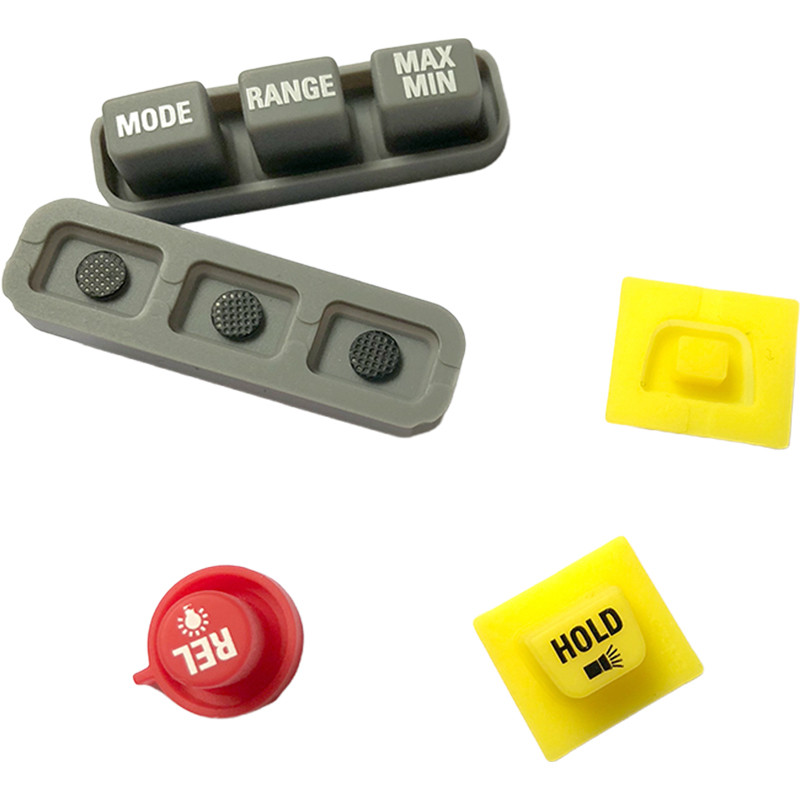 Custom rubber buttons