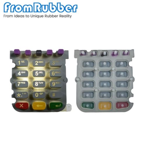 Verifone Vx520 Silicone Rubber keypads In Stock | Rubber Products Supplier