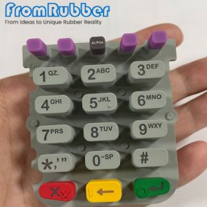 Verifone Vx520 Silicone Rubber keypads In Stock | Rubber Products Supplier