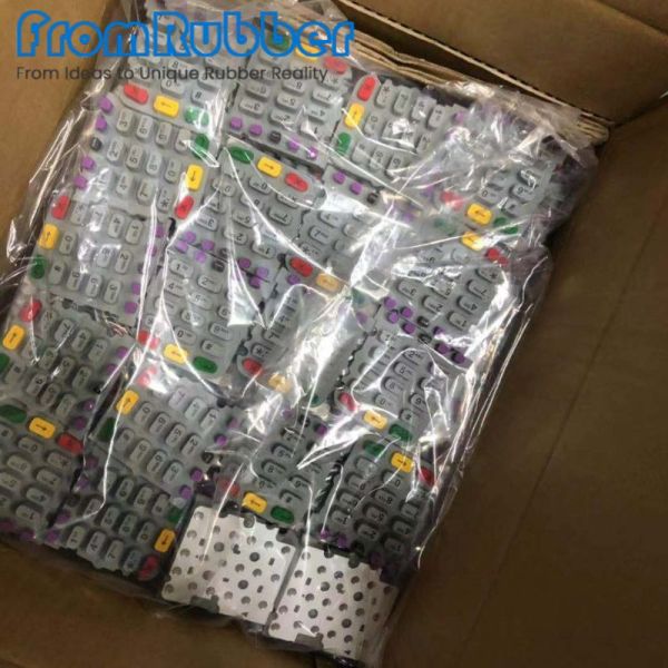 Verifone Vx520 Silicone Rubber keypads In Stock | Rubber Products Supplier