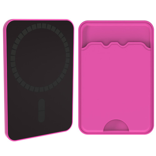 Silicone Stronger Magnetic Card Holder Sticky ID Credit Phone Card Holders