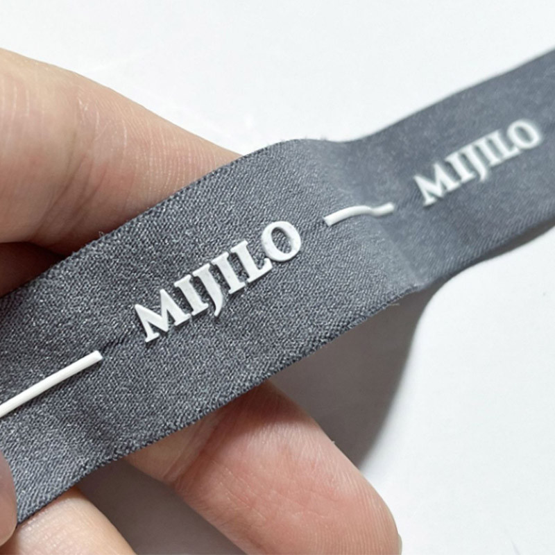 Silicone Transfer 3D Heat Press Garment Labels Premium Durable