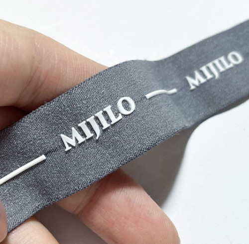 Silicone Transfer 3D Heat Press Garment Labels Premium Durable