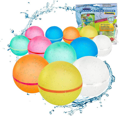 Custom Silicone Water Balls In Stock | Magnetic, Soft, Safe, Reusable For Summer