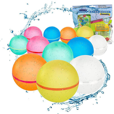 Custom Silicone Water Balls In Stock | Magnetic, Soft, Safe, Reusable For Summer