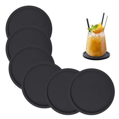 Custom Silicone Cup Mats High Temperature Resistant Wholesale Thick Coasters Table Mats