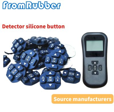 Detector Silicone Keypad Conductive Screen Printing Silicone Button