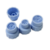 Custom Multiple Sizes Silicone Bubble Head Pore Cleansing Nozzle Silicone Tips
