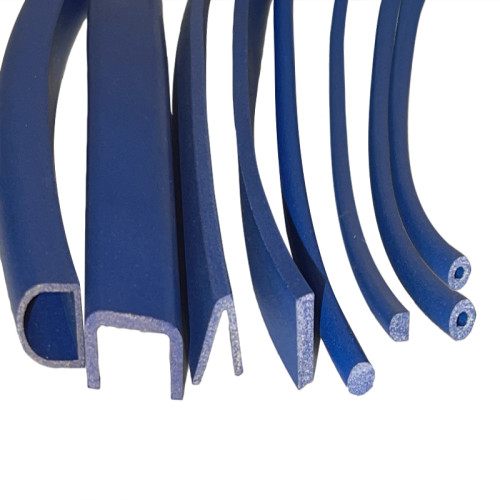 Conductive Aluminum-plated Silver Silicone Rubber EMF EMI Shielding Strips