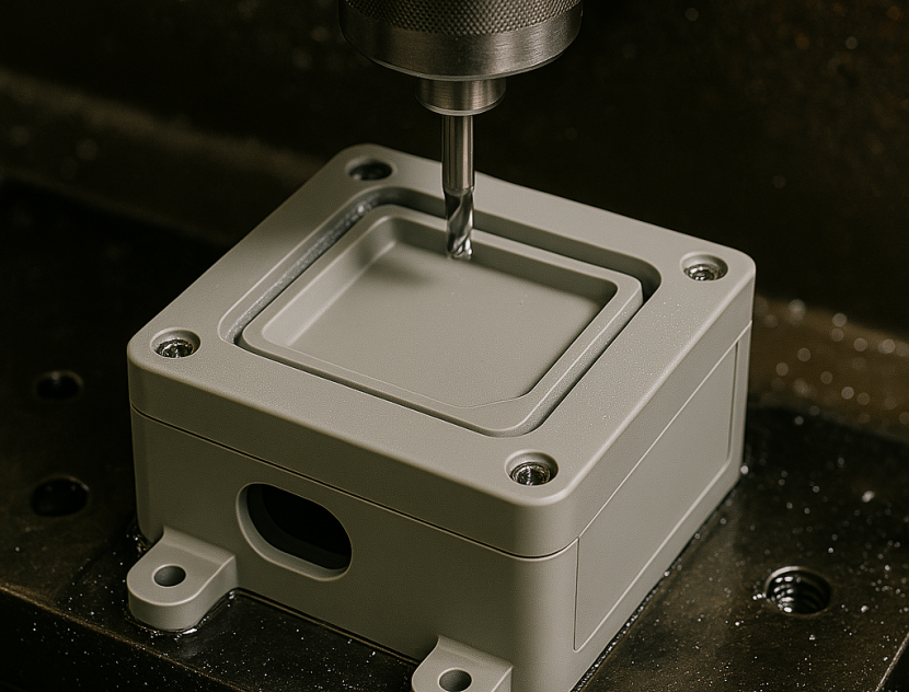 Custom Plastic box with CNC