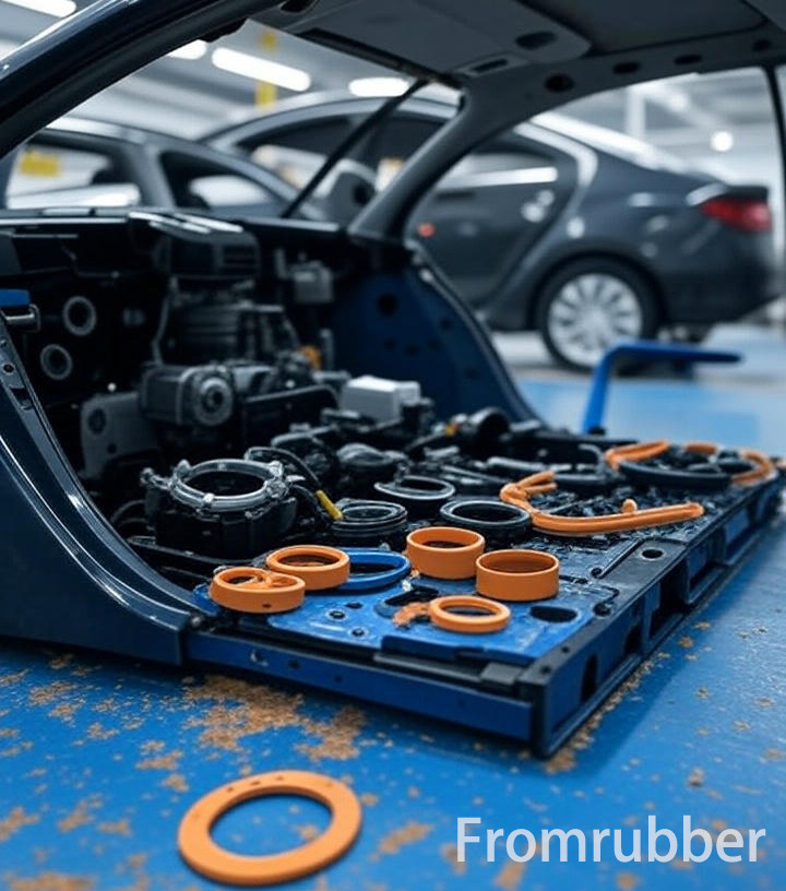 Durable car rubber parts by FromRubber