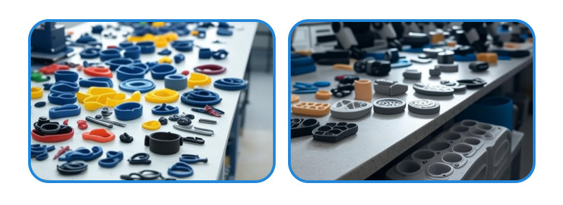 Precision silicone piston seals in engine application