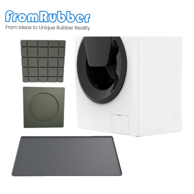Washing Machine Square Thickened Non Slip Silicone Rubber Parts Mat