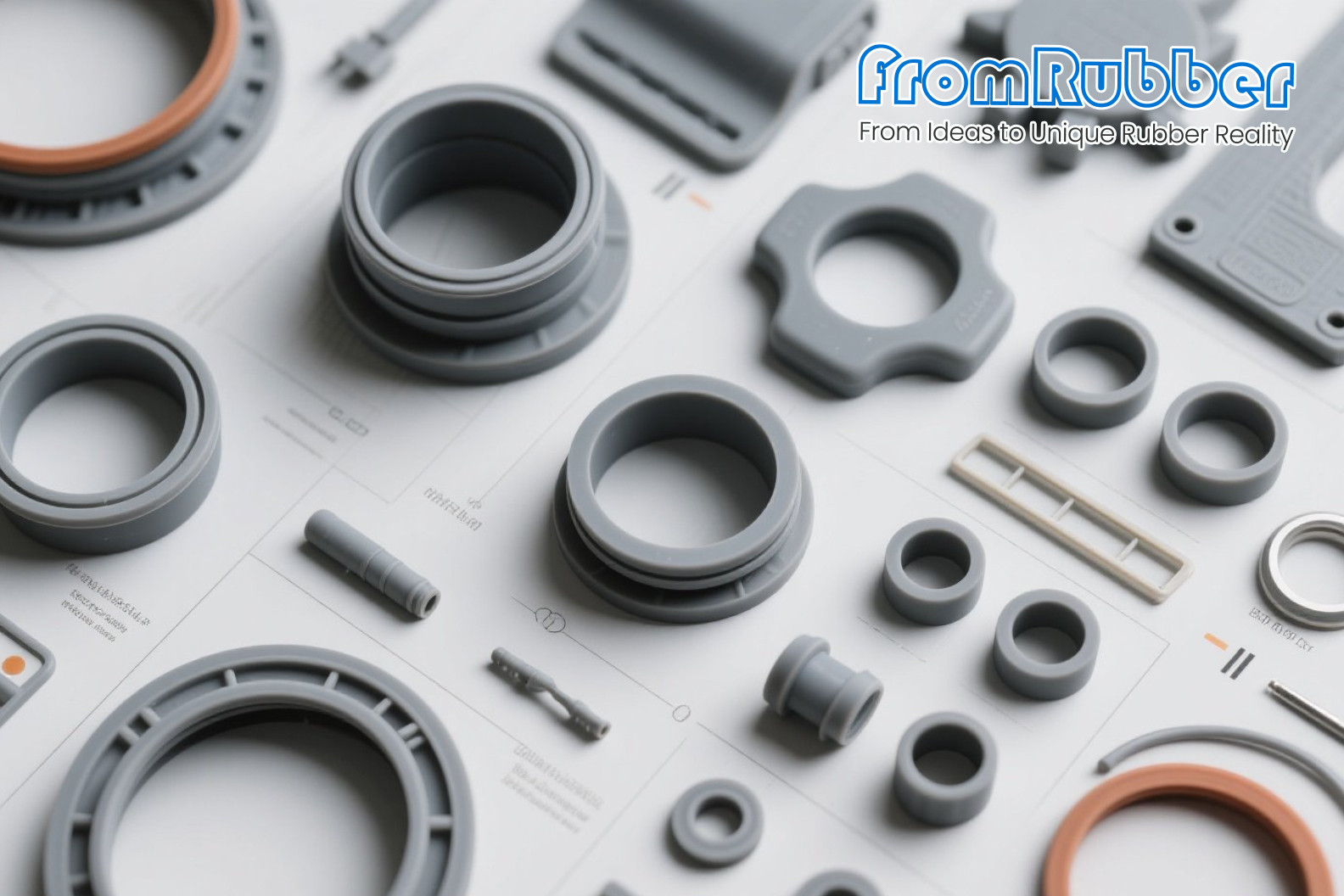 FromRubber automotive-grade silicone rubber parts performing under extreme engine conditions