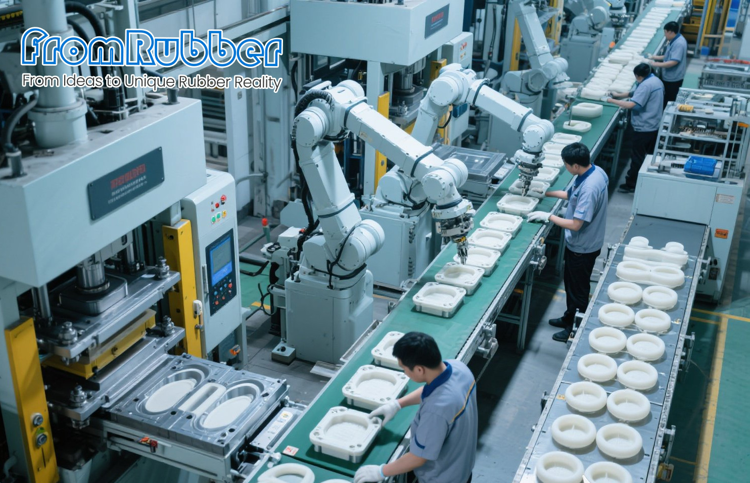 Precision-engineered custom automotive rubber parts