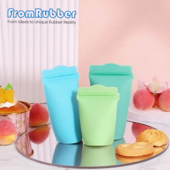 Custom Silicone Food Storage & Snack Bags – Leak‑Proof, BPA‑Free, Reusable