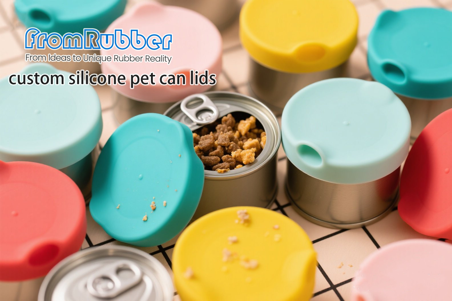 How silicone pet food can covers are made for OEM brands