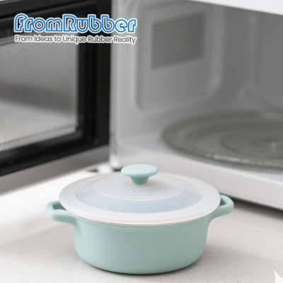 Universal or Multi-Size Heat-Resistant Silicone Suction Lids for Pots and Pans