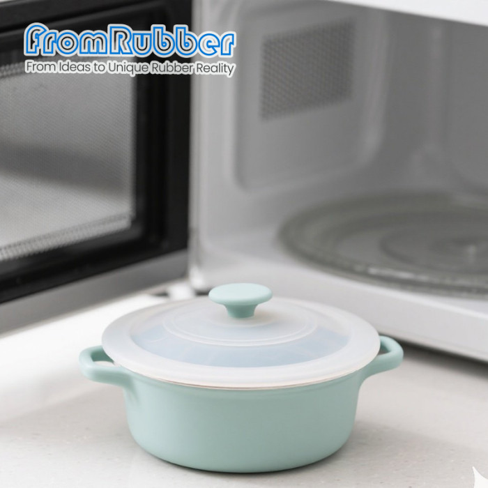 Universal or Multi-Size Heat-Resistant Silicone Suction Lids for Pots and Pans