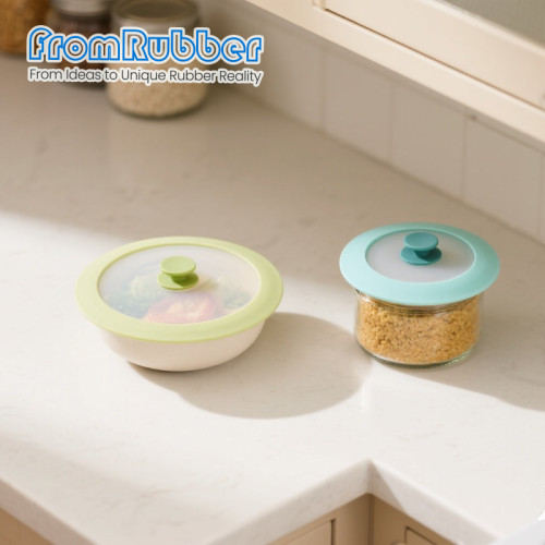 Reusable Silicone Food Storage Lids – Airtight, Eco-Friendly & Stretchable