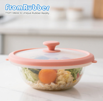 Reusable Silicone Food Storage Lids – Airtight, Eco-Friendly & Stretchable
