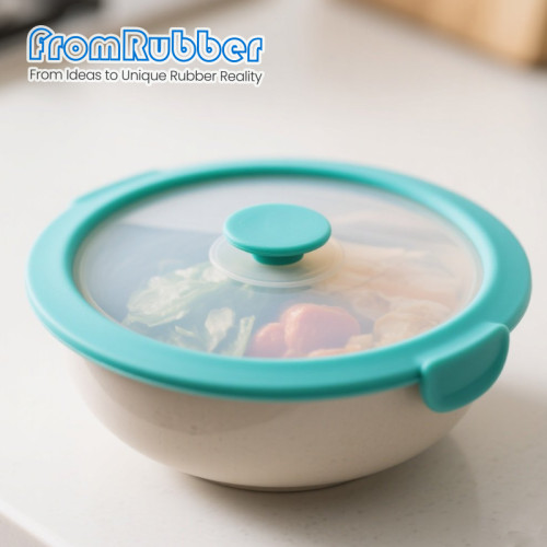 Silicone Bowl Covers – Stretch Fit for Mixing Bowls, Plates & Leftovers