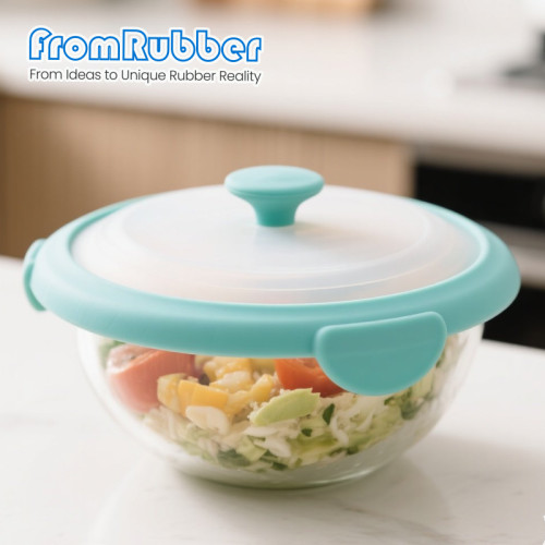 Silicone Bowl Covers – Stretch Fit for Mixing Bowls, Plates & Leftovers
