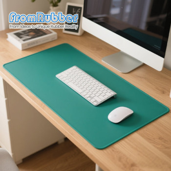 Multi-Use Silicone Desk Pad with Mouse Pad for Home Office