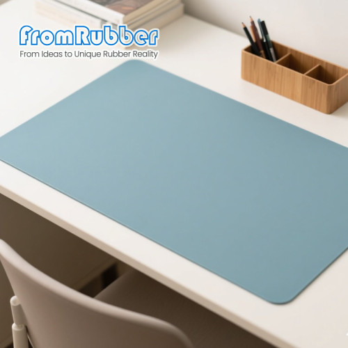 Multi-Use Silicone Desk Pad with Mouse Pad for Home Office